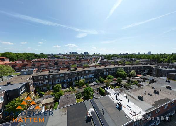 Luchtfoto van daken en dakgoten in Hattem Luchtfoto van daken en dakgoten in Hattem